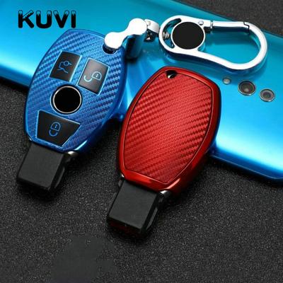 TPU Carbon Grain Auto Schlüssel Fall Abdeckung Shell Halter für Mercedes Benz ABCE GL S GLA GLK CLS Klasse AMG w204 W205 W212 W463