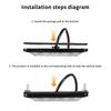 4Led Car Warning Light Grill Breakdown Light Car Truck Trailer Beacon Lamp Led Amber Side Light For Cars 12V - 24V