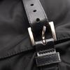 Used PRADA VELA Messenger Bag Shoulder Bag B1738 Nylon Leather Black Used Unisex