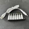 USB5V To DC9V 12V Converter Cable USB to DC9V 12V Charging Cable with 8Adapters