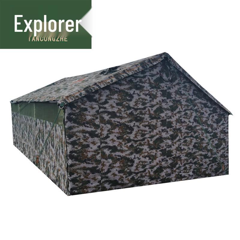 Tancogzhe Outdoor 6-Stall Emergency Toilet Tent