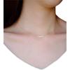 925 Silver 18k Gold Plated Necklace Moon Sparkling Zircon Clavicle Choker for Women Wedding Fine Jewelry Collares
