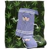 South Park Silky Leaf Print Towelie Supersoft Blanket