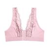 Women's Sexy French Lace Seamless Front Buckle Bra