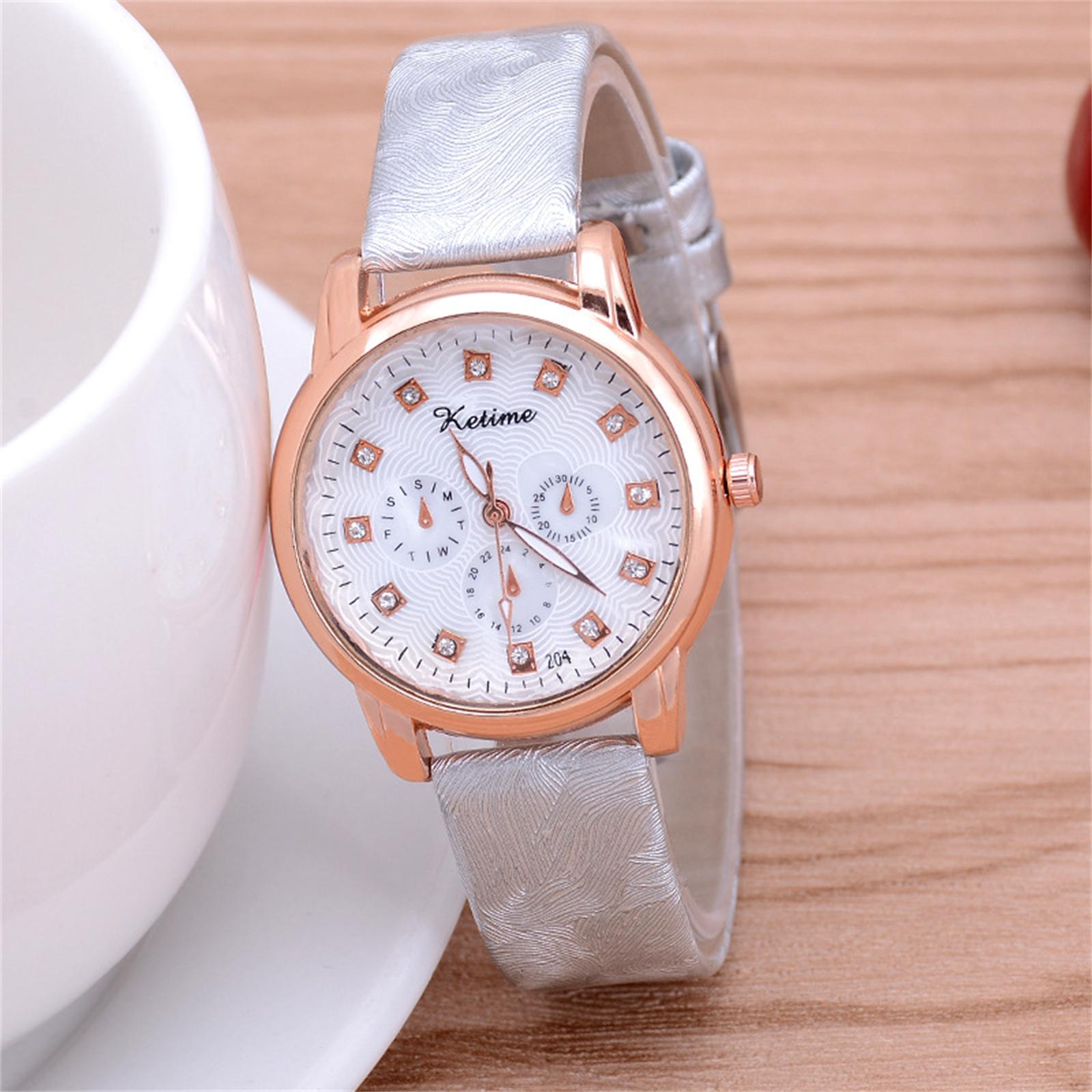 

Женские модные кожаные часы One Size