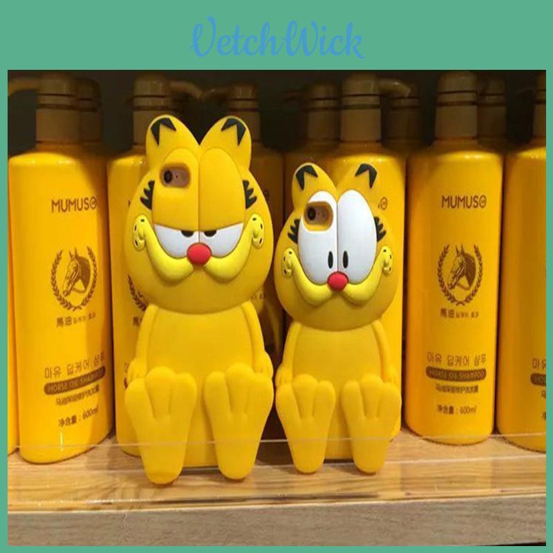Garfield-showet Silikon Full Deksel Telefondeksel Med Fallsikring For iPhone-brukere