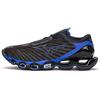 Mizuno Wave Prophecy 12S Chaussures de Course Unisexes Basses Noir-Bleu-Gris Confort Sport Amorti Antidérapant Résistant à l'Usure et Respirant J1GC230006