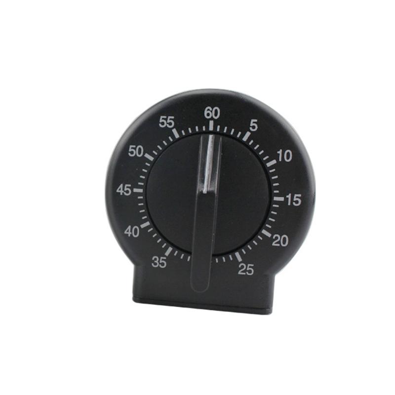 Mechanical Count Down Timer Wind Up 60 Minutes Accurate Timing for Cooking Studying Camping Round Shape Easy to Use Timer