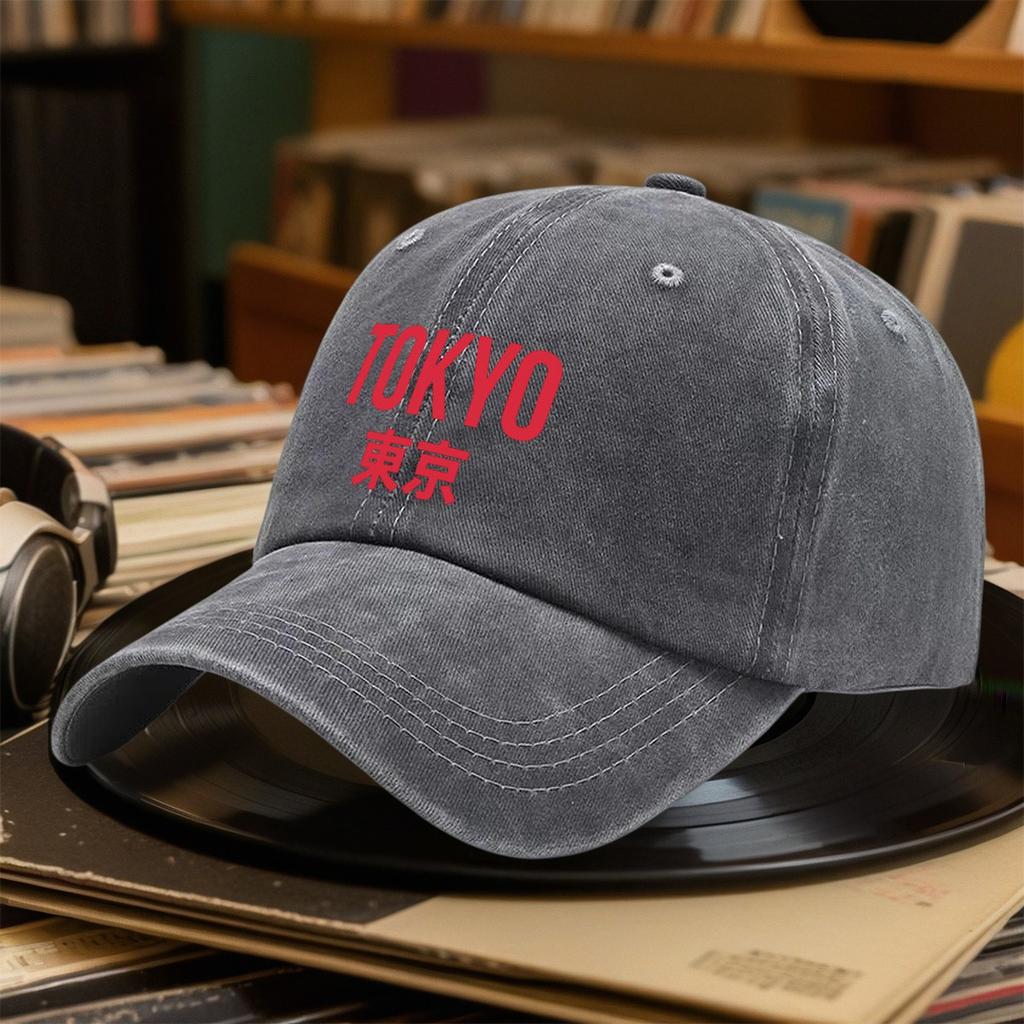 New Tokyo Themed Adj Baseball Cap Beach Hat Breathable Retro Outdoor Enthusiasts Jogging Daily Fashion Headwear Perfect Gif
