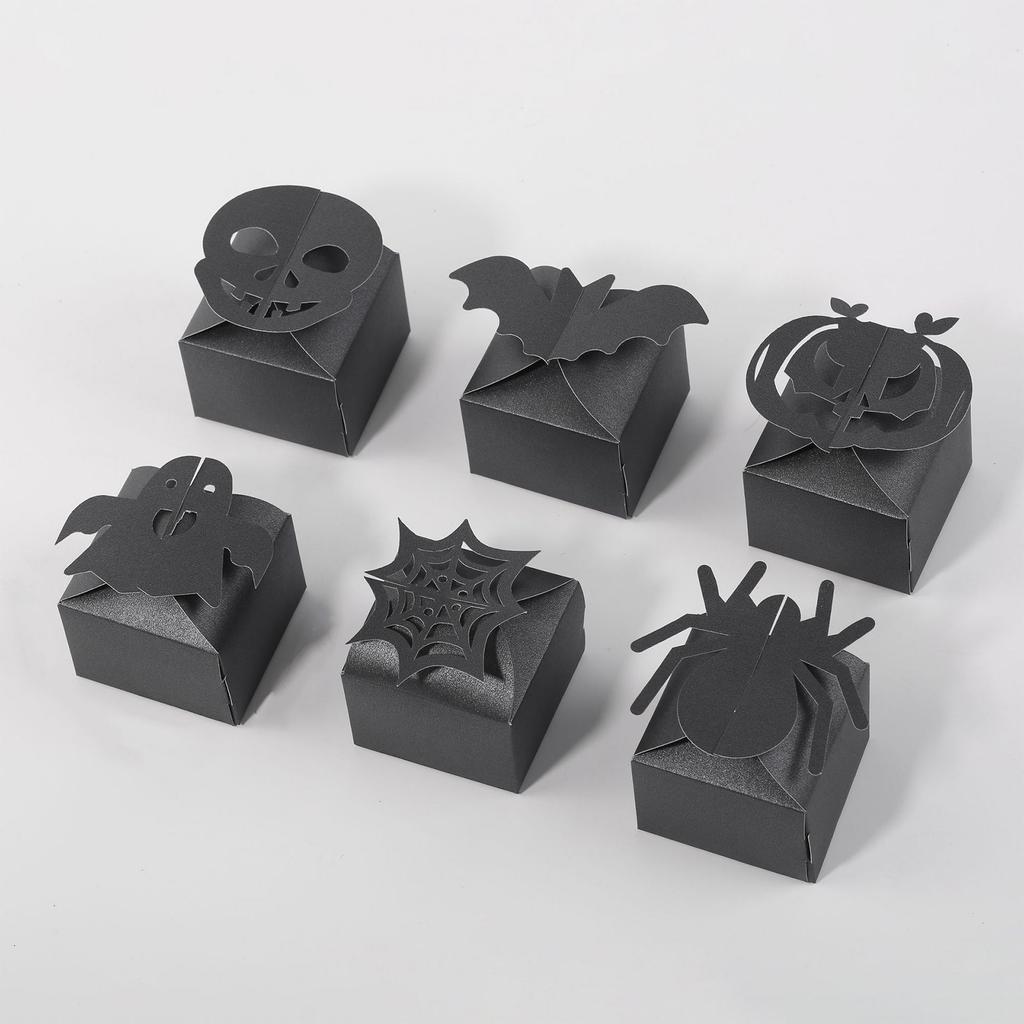 12pcs European Style Funny Halloween Candy Box Gift Box Party Supplies Creative Packaging Box Paper Box Gift Box