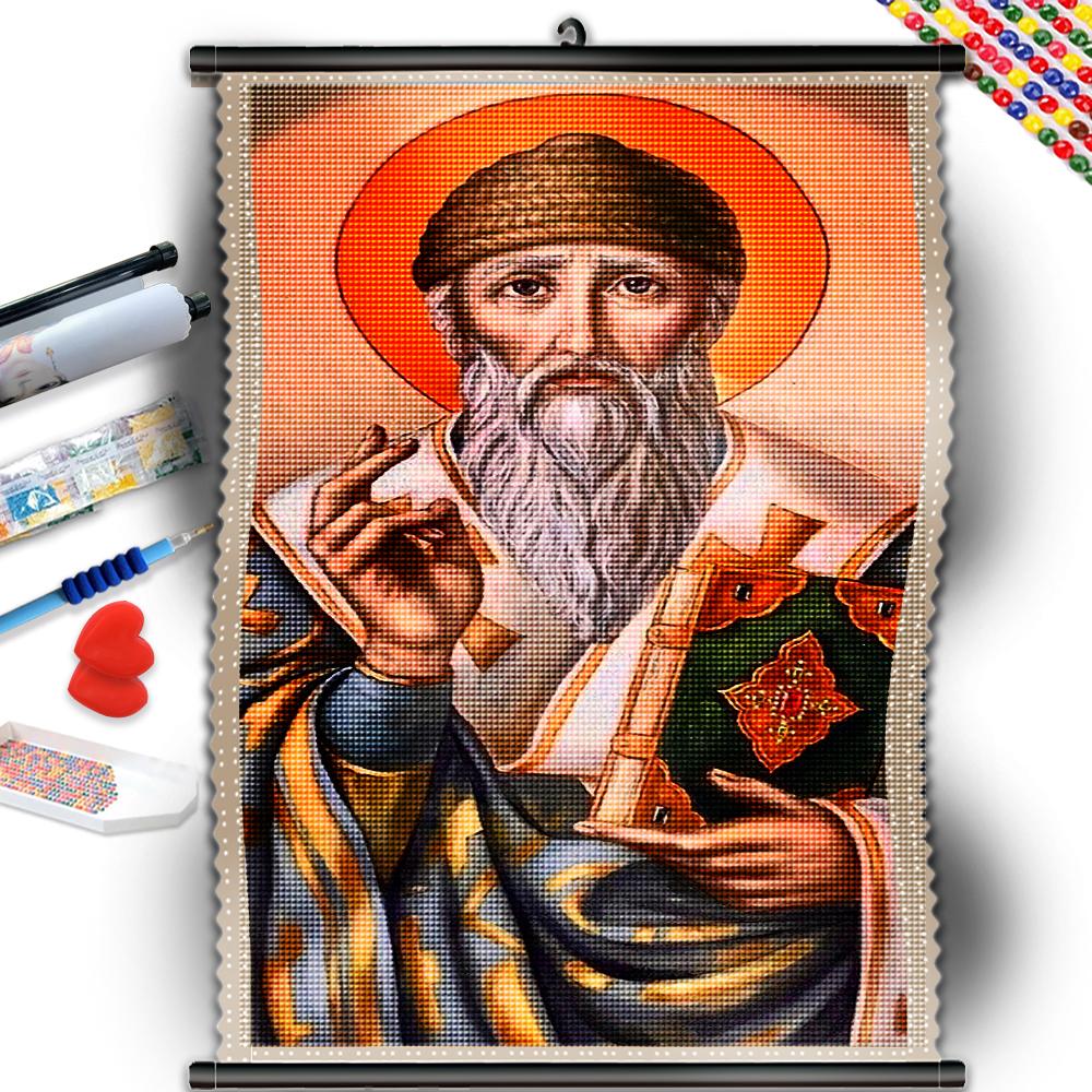 

5D DIY Рамка Кристалл Алмазная Картина DIY Религиозная Мадонна Круглая Алмазная Вышивка Украшения Дома Рождественский Подарок