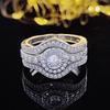 European & American Women's New Three-Piece Ring Set - Model R5618