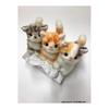 Sanei Boeki Graceful Reprint Miya Mike the Kitten Standing Plush Toy Height 15cm Purely Made in Japan