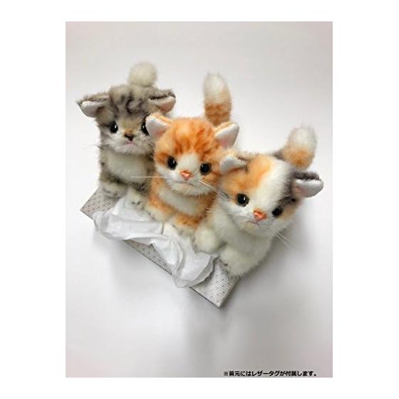 Sanei Boeki Graceful Reprint Miya Mike the Kitten Standing Plush Toy Height 15cm Purely Made in Japan