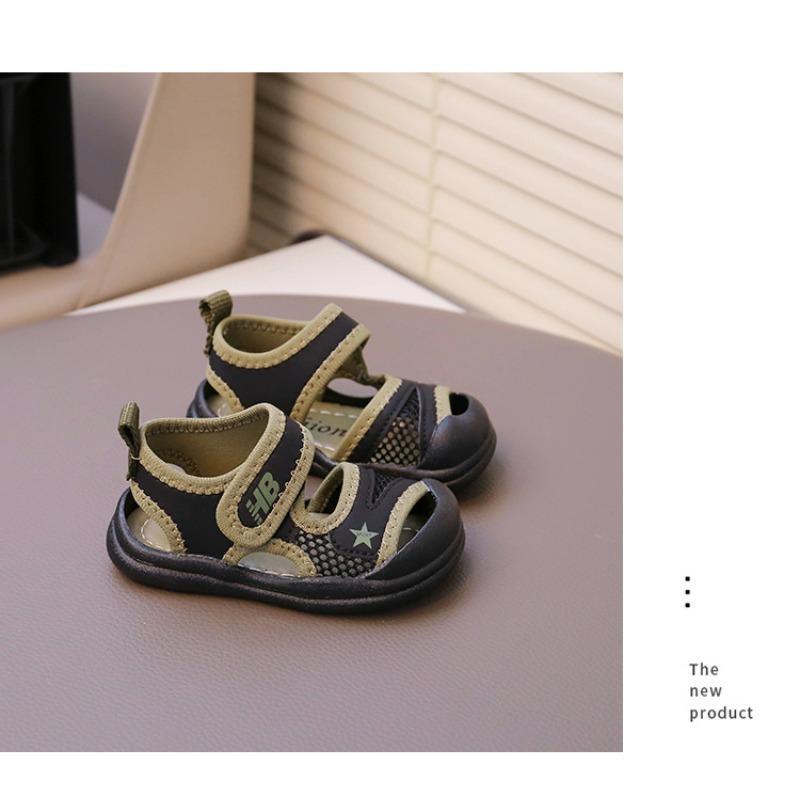 Baby sandals breathable 1-2 1-3 years old summer foot-wrapped toddler shoes infant children shoes girls and boys beach shoes