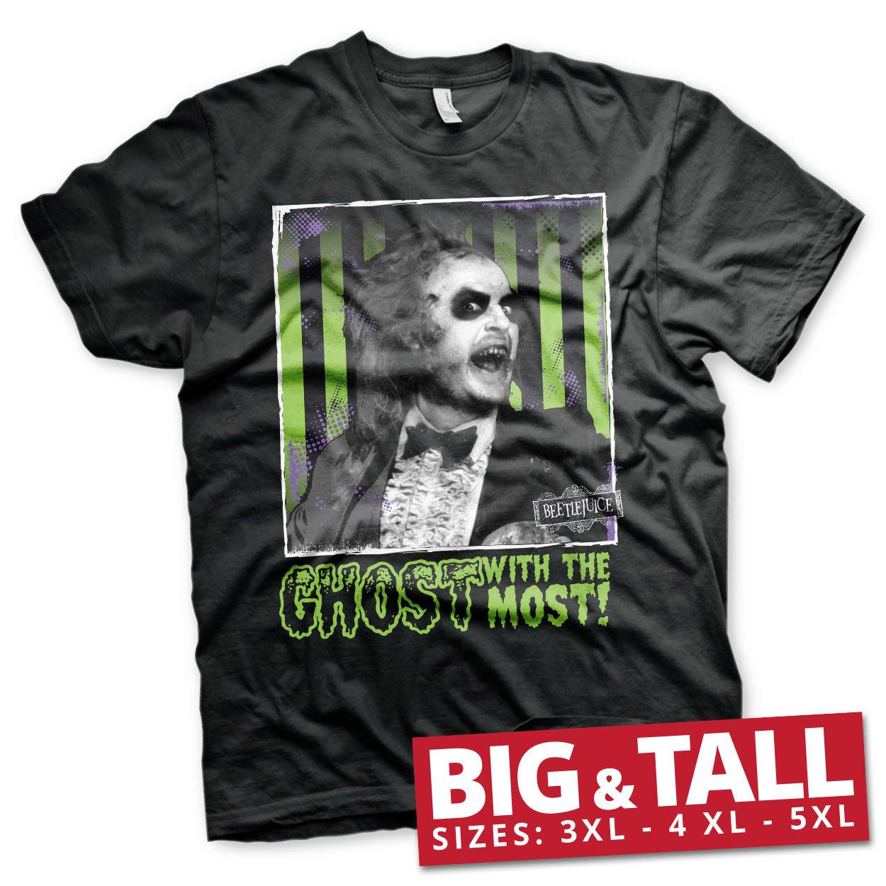 Licensed Beetlejuice Ghost With The Most BIG TALL 3XL4XL5XL Men s T-Shirt XXL