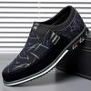 Business Men Leather Shoes for Men  New Comfort Trend Flat Work Shoes Casual Moccasin Sneakers Slip On Big Size Male Loafers