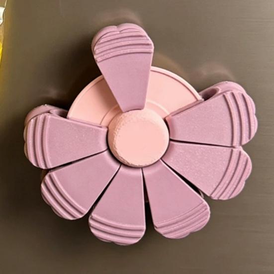 1/3Pcs Flower Refrigerator Magnet with Pedal Clips Detachable Food Bag Sealing Clamp Fridge Magnet Home Kitchen Cabinet Locker Decoration
