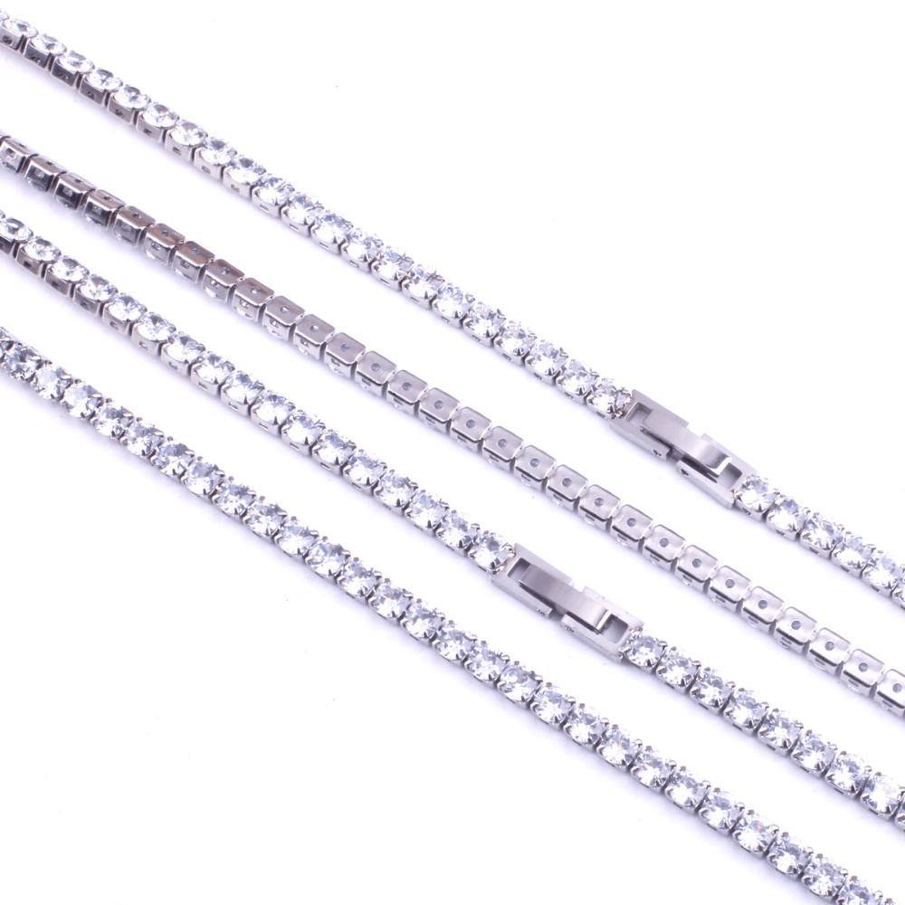 European and American Necklaces Jewelry Men's and Women's High-end Accessories Men's Tennis Necklaces