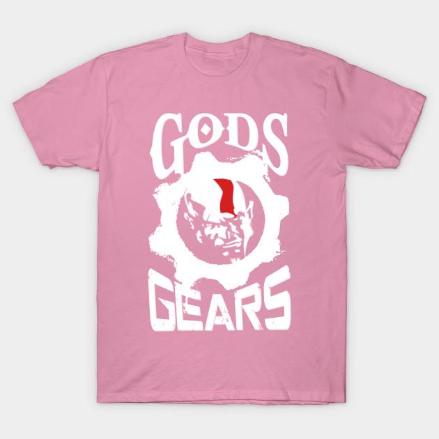 Dámské tričko Bohové a ozubená kola Bílé na černém Harajuku potisk Kawaii tričko Letní s krátkým rukávem Dámské tričko Top