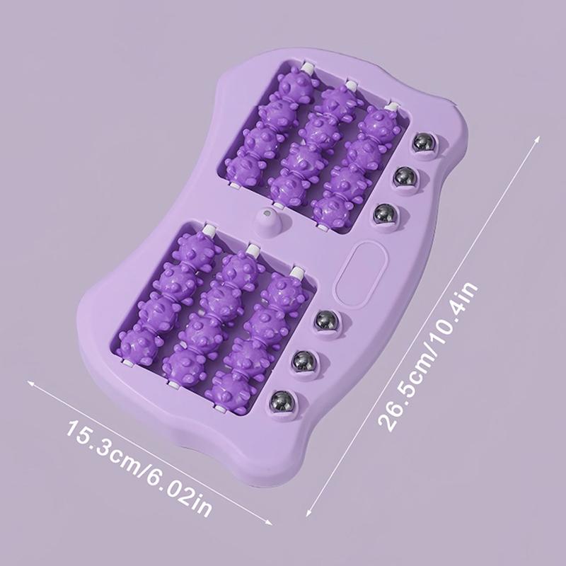 Roller Foot Massager Multi-Point Massage With Magnetic Beads 6-Row Rollers Stress Relief Pain Health Blood Dredging Relax