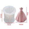 Wedding Dress Candle Silicone Mold Cake Decoration Diy Production Aromatherapy Stone Decoration Utensils Mold
