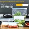 70/60/50 Zippered Fresh-keeping Bags In Three Specifications, Food Classification Storage Bags, and Food Preservation Sealed Bags