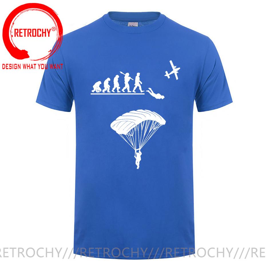 Paragliding Skydiving Evolution T Shirt Unisex Evolution Of Skydiver Tshirt Skydive Parachuting Lover Tee Shirt Paraglider Tshirt