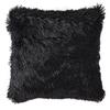 Long Plush Pillow Case Machine Washable Faux Furs Fabric Square Cushion Cover with Zippers Seasonal Home Decors