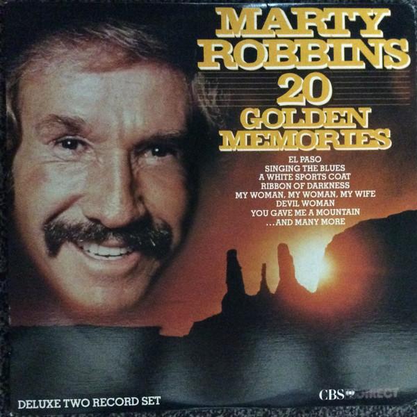 

LP Record MARTY ROBBINS - 20 Golden Memories CDM2048 CBS Direct 1983 UK Folk Used