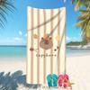 Capybara-Printed Beach Towels: Fun and Stylish for Your Beach Adventures! Sofa Cushion Cover, Room Home Decorationortable