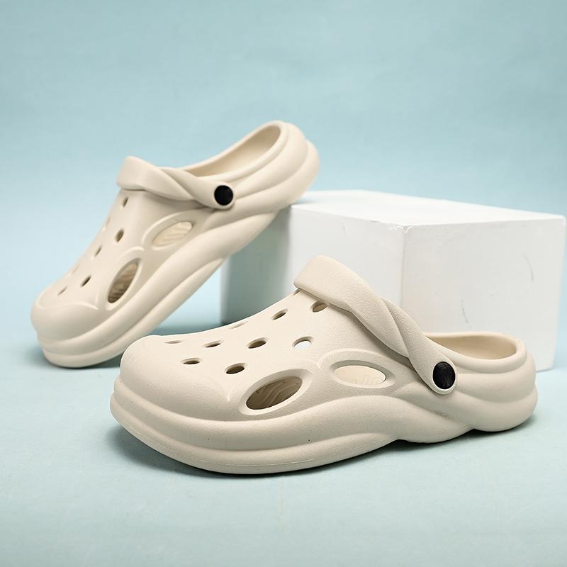 Couples New Summer 3-color Casual Shoes Thick Sole Bun Head Flip-flops Men Beach Feet Feel Good Sandals