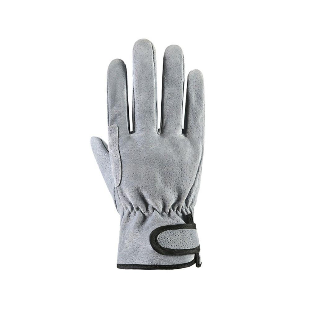 Anti-Slip Leather  Work Gloves Wear-resistant Labor Protection  Gloves Welding Gloves  Garden