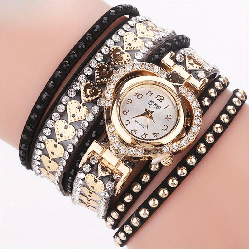 Women Fashion Long Strap Watch Ladies Casual Rhinestone Dress Watch Female Bracelet Wristwatch Relogio Feminino Clock