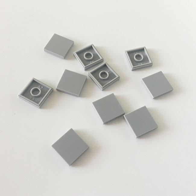 

50-100Pcs Flat Tile 2x2 2x4 DIY Enlighten Plastic Smooth Building Block BricksCompatible All Brands Assembles Particles