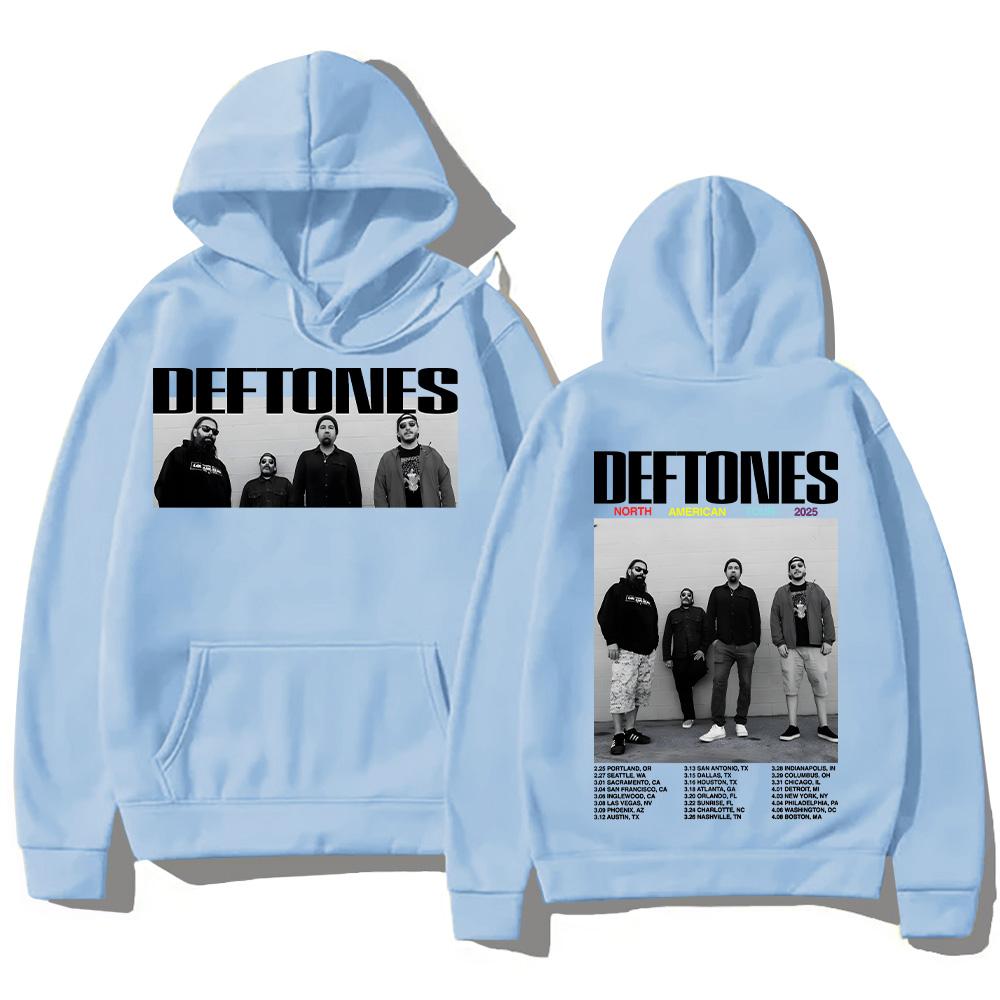 Deftones Tour 2026Hoodies Deftones New Creative Aesthetic Sweatshirts Retro Loose-fit Clothing Fall Unisex Streetwear Pullover Valentines Graphic Tops