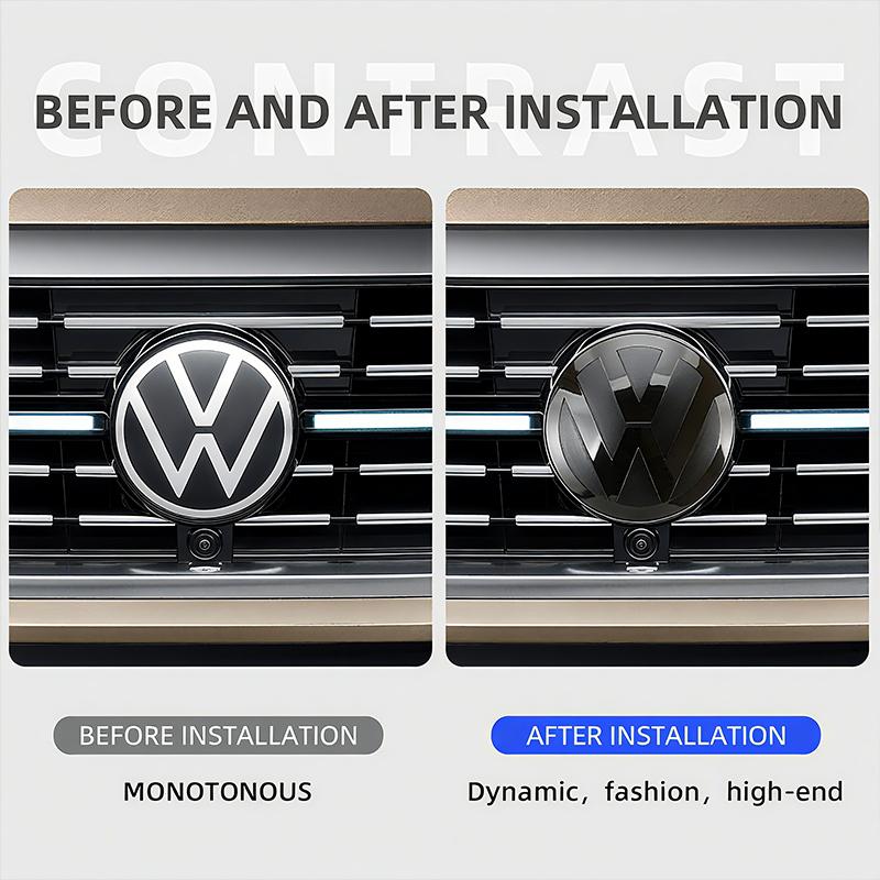 Not Affect ACC Car Front Grill Rear Trunk Emblem Lid Sticker For VW GTI Polo Golf MK6 7 8 Passat B6 Tiguan CC T-ROC Arteon Jetta zl2
