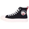 Doraemon X Collaboration High-Top Canvas Shoes Unisex Sneakers Black K09Y5VS82-990