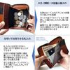 Peanuts Snoopy Wallet, Himeji Leather, Bifold, Middle Wallet, L-Shaped Zipper, Genuine Leather, for Adults [90942] (Brown)