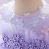 Flower Girl Baby Wedding Dress Fairy Petals Children's Clothing Girl Party Dress Kids Clothes Fancy Teenage Girl Gown 0 1 2 3 Years