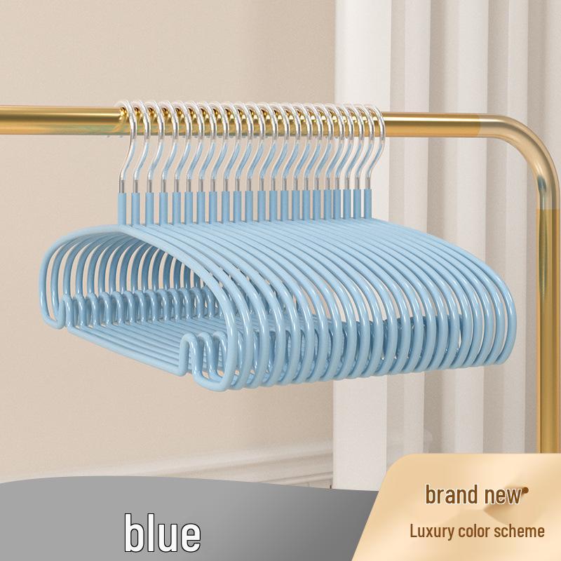 Dip-Coated Non-Slip Clothes Hanger - Traceless, Thickened Version for Dormitory & Household Use