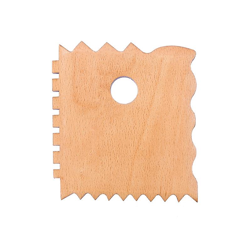 7-delat Set av Träskelettknivar Keramikverktyg DIY Keramiktrimning Lerskulptur Snidning Lerverktyg