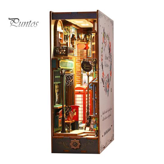 

1 комплект, книжный уголок, кукольный домик, аутентичная реставрация, богато структурированное украшение, дерево, 3D праздничный морской остров, модель книжного домика, аксессуары для кукольного домика белый