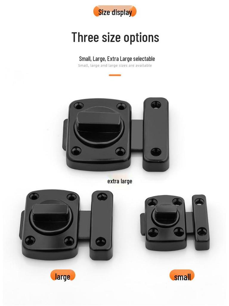 Uniwersalny Zamek Zasuwkowy do Sypialni: Wewnętrzny blokad bezpieczeństwa typu pin dla ochrony przed kradzieżą