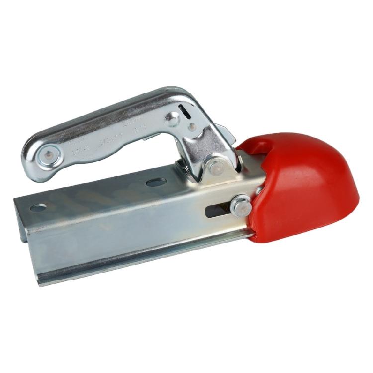 All Weather Plastic Hitch Ball Guard High Visibility Red Color Fast Install No Tool Fits Standard 50mm Couplers