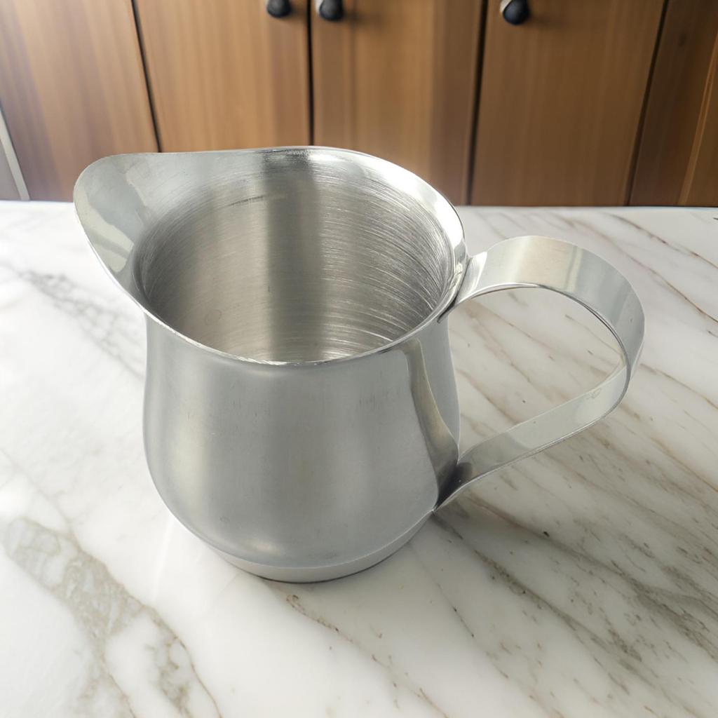 Stainless Steel Milk Frother Pitcher Jug For Latte Coffe Frothing Craft Kitchen