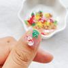 50pcs Resin Mini Cartoon Santa Claus Snowman Deer Bell Cane Christmas Tree Flat Back Nails Art Decor DIY Scrapbook Accessories