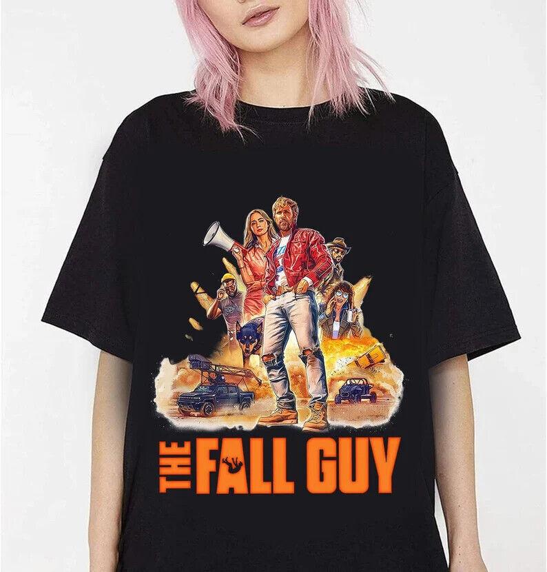 The Fall Guy 2024 Movie t-Shirt, Ryan Gosling, Emily Blunt t-Shirt Unisex T-Shirt