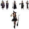 Stunning Women's Witch Cosplay Outfit With Charming Accessories For Festive Occasions