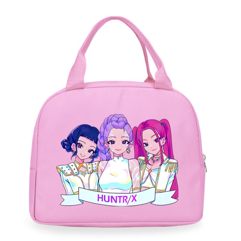 Cartoon Animation Academy Meal Bag Student Thermal Insulation Lunch Box Bag Office Workers Handheld Bento Bag